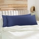 thumbnail image 1 of PiccoCasa 2Pcs Fundas de Almohada de Cuerpo, Cubiertas de Almohada de Microfibra, Reina Azul Marino, 1 of 1