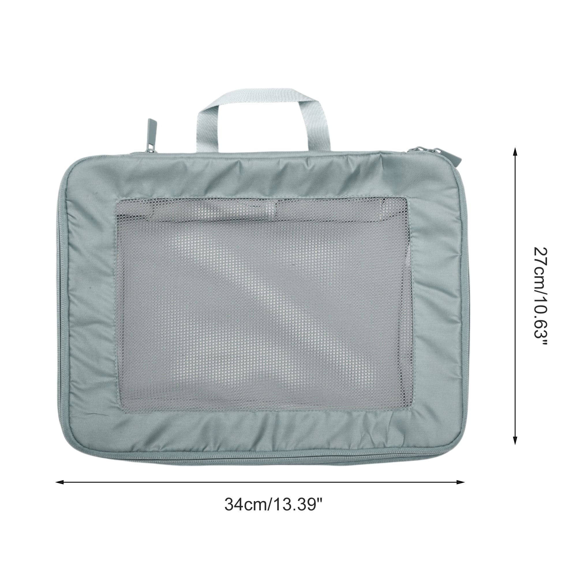 Unique Bargains Durable Packing Cube 1 Piece Travel Organizer Gray 13.39"x4.72"x10.63"