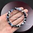 thumbnail image 3 of Handmade Stretch Gemstone Bracelet - 6.5 Inch Unisex Bead Bracelet with 6mm Healing Stones - Chakra Balancing Yoga Jewelry for Relaxation & Spiritual Wellness (6 Pack Assorted Colors), 3 of 6