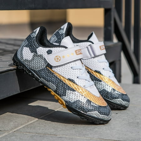 

Children s TF Cleats Soccer Shoes Non-slip Wear-resistant Turf Football Shoes For Competition Training Super Foot Bowl
