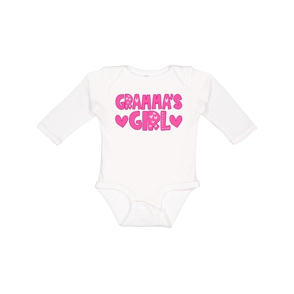 Inktastic Gramma's Granddaughter Gift Girls Long Sleeve Baby Bodysuit