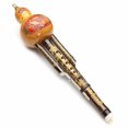 thumbnail image 1 of Chinese Handmade Hulusi Gourd Cucurbit Flute Ethnic Musical Instrument C Key Bb Tone for Beginner Music Lovers, 1 of 8