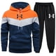 thumbnail image 4 of Conjuntos de chándales de otoño e invierno para hombre, Sudadera con capucha de manga larga + Pantalones para correr, trajes deportivos de dos piezas para correr, ropa deportiva informal, 4 of 4