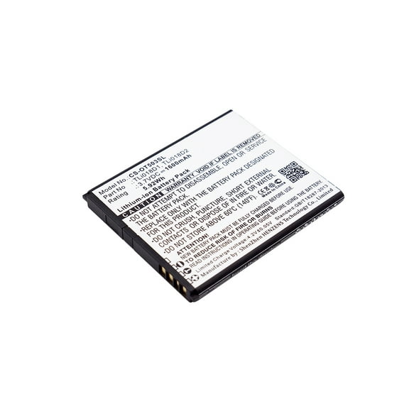 Replacement Battery for TCL TLi018D1,TLi018D2,1600mAh