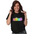 thumbnail image 3 of XOMG POP Metallic Rainbow Logo Women's Graphic T Shirt Tees Brisco Brands M, 3 of 6