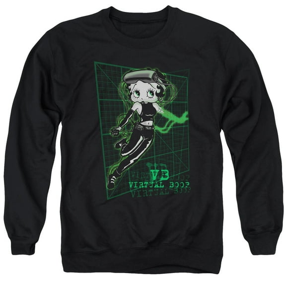 Betty Boop - Virtual Boop - Crewneck Sweatshirt - X-Large