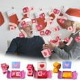 thumbnail image 1 of MORESEC under $5 3Pcs Surprise Gift Box, Merry Christmas Valentine's Day Surprise Box with Bouncing Mechanism, Romantic Proposal Birthday Celebration Gift, Red Envelope Box for Ring Necklace Bracelet, 1 of 6