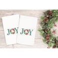 thumbnail image 7 of Linum Home Textiles Christmas Joy Embroidered Turkish Cotton Hand Towel - Set of 2, 7 of 7