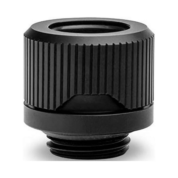 EKWB EK-Quantum Torque HDC-12 Compression Fitting for EKWB Rigid Tubing, 12mm OD, Black