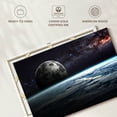 thumbnail image 6 of Elephant Stock Earth And Moon In Space Wall Art - Horizontal Canvas Wall Art - Living Room Wall Decor - Astronomy & Space Canvas - Gray And Beige Decor - 45" x 30", 6 of 8