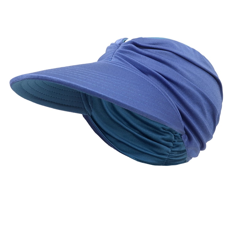 NOKIO Womens Sun Visor Hat Wide Brim Summer Sun Hats UPF 50+  display picture 3