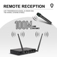 thumbnail image 4 of D Debra AU400 4 Channel UHF Wireless Microphone System with 4 Handheld Mics, 4 of 9