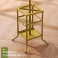 thumbnail image 4 of Coat Rack Freestanding, Coat Tree with Umbrella Holder, Metal Coat Rack Stand with 12 Hooks, Modern Coat Hanger Stand for Entryway, Purse Rack Hat Rack Stand for Living Room Bedroom Office, 4 of 18
