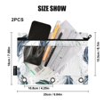 thumbnail image 3 of ALAZA 2 Pack Pencil Pouch Feathers Pencil Case for 3 Ring Binder Clear Window Pencil Bag Organizers, 3 of 6