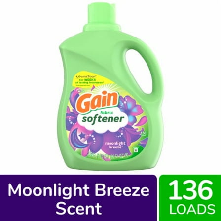 Gain Moonlight Breeze Liquid Fabric Softener Fabric Conditioner - 100 fl oz