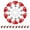 Red, variant on Gegong Kitchen Cabinet Knobs Crystal Cabinet Knobs 10-Pieces 30mm Drawer handle with Screw Diamond Shape for Your Home, Living-Room, Kitchen, Bathroom, Office(Red)