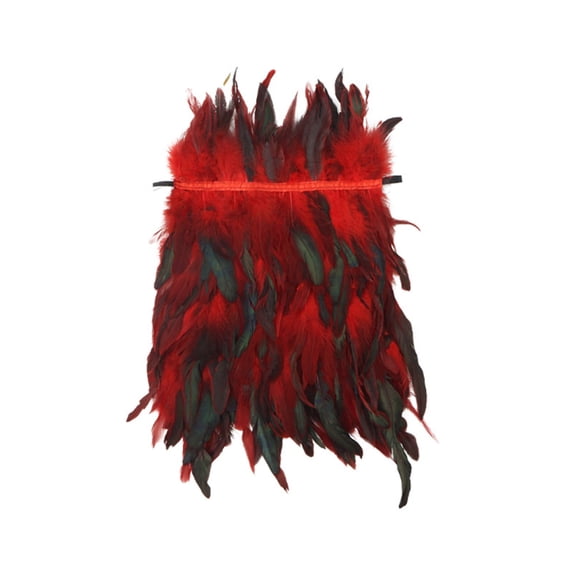 Honeeladyy Red Feather Shawl for Women Masquerade Witch Wings Cape Mardi Gras Costume Collar Accessories for Christmas, Themed Parties, Carnivals, Masquerade Parties