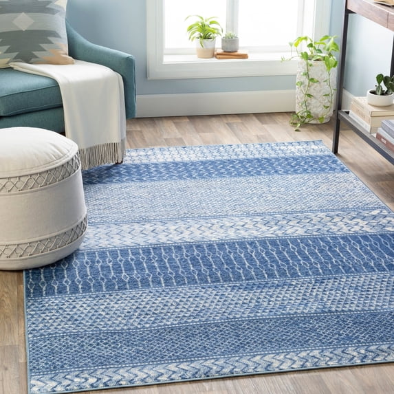Lovato Bohemian Block Print Area Rug