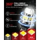 thumbnail image 3 of Bombilla LED LASFIT T3 7443 7440 24 W 2000 LM 6000 K blanca (2 unidades), 3 of 9