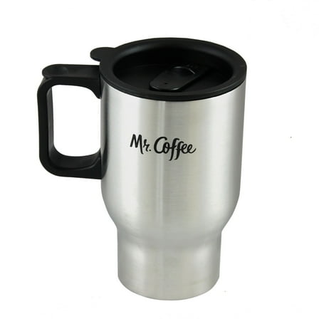 Mr. Coffee Expressway 15 Ounce Stainless Steel Thermal Travel Mug