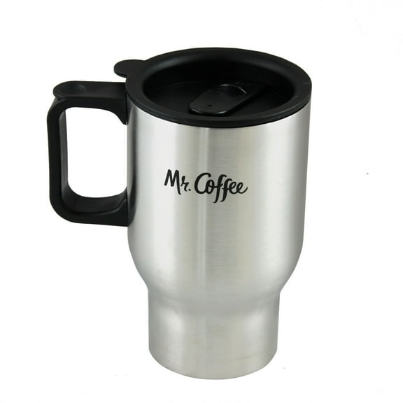 Mr. Coffee Expressway 15 Ounce Stainless Steel Thermal Travel Mug