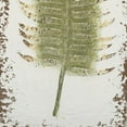 thumbnail image 6 of DecMode Contemporary Metal Leaf Wall Décor, Set of 2 13"W x 36"H with Rustic White Finish, 6 of 15