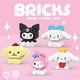 thumbnail image 2 of Juguete decorativo ensamblado de Hello Kitty Sanrio, figura de Anime Kuromi, modelo Cinnamoroll, caja de bloques de construcción, modelo de rompecabezas, regalo, 2 of 4