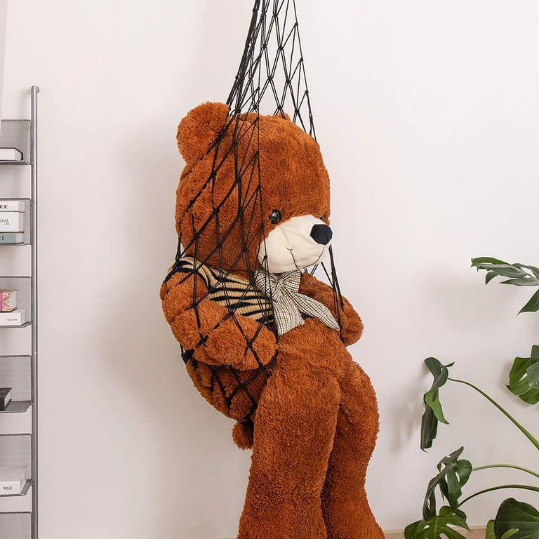 Novel Stuffed animal Net or Hammock Macrame Plush Toy Display-