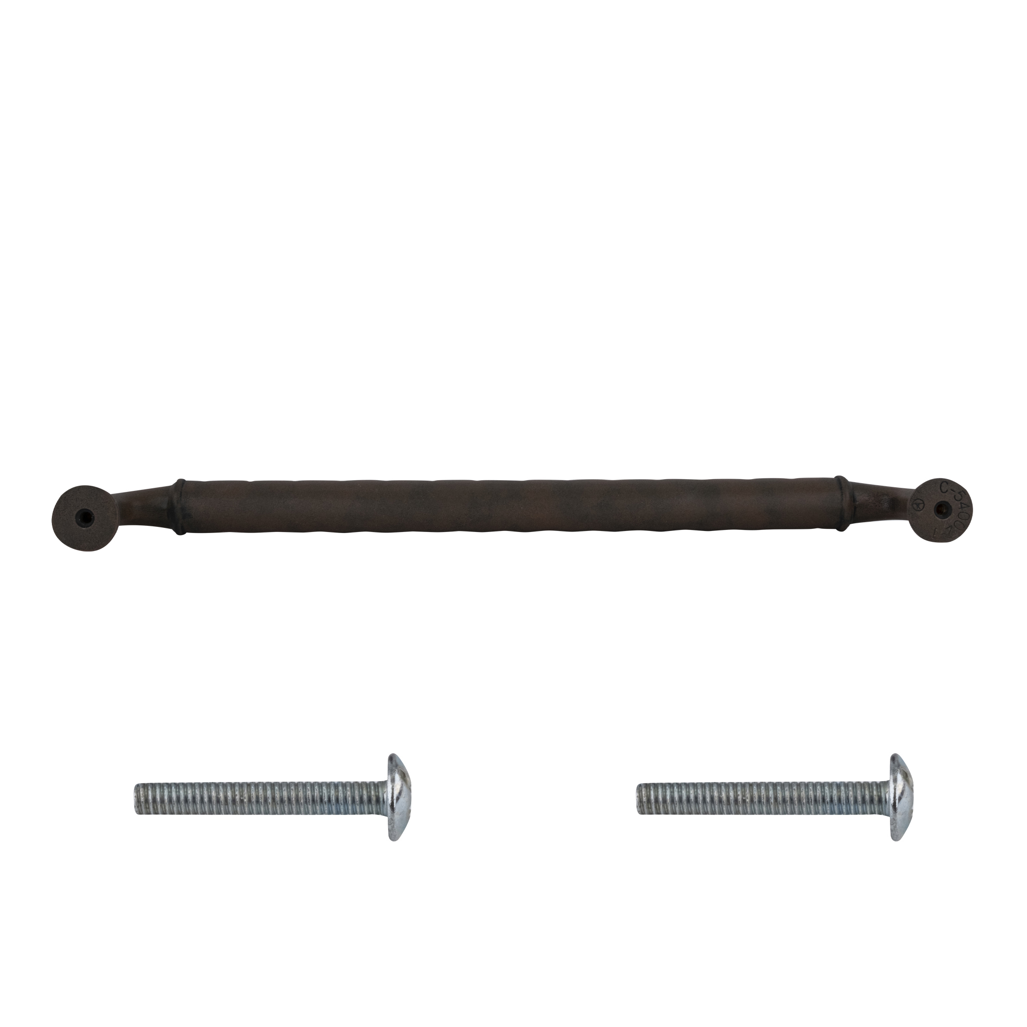 Brixwell 12 in Center-to-Center Cabinet Pull, Antique Rust Finish, Decorative Metal Handle