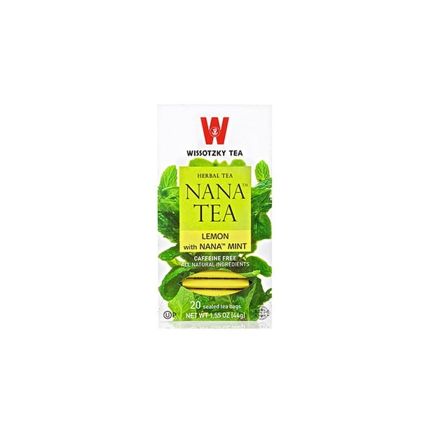 Wissotzky Tea Nana Tea Lemon With Nana Mint 1.55 Oz. (Pack Of 6