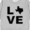 thumbnail image 3 of Inktastic Love Texas Toddler Sweatshirt, 3 of 4