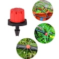 thumbnail image 3 of 100pcs/bag Watering Sprinkler Adjustable Flow Head Drippers Water Saving Anti-clogging Portable Durable Practical Garden Tools, 3 of 5