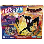 Trouble: Spider-Man Across the Spider-Verse Part One Edition Game for Marvel Fans, Rotating Gameboard