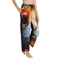 thumbnail image 6 of Salouo Oil Painting Colorful Hamster Print Women's Pajama Pants Casual Loose Sweatpants PJs Flowy Pants Drawstring Palazzo for Women Wide Leg Pants Lounge Pajama -XX-Large, 6 of 8