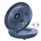 thumbnail image 1 of Hanging/Desk Fan,Home Mini Ceiling Fan,1200 mAh Battery,Foldable Save Space,3 Speeds Strong Wind,Summer Quiet Cooler for Room, 1 of 4
