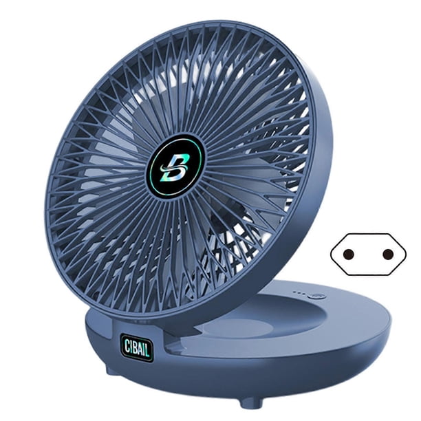Hanging/Desk Fan,Home Mini Ceiling Fan,1200 mAh Battery,Foldable Save Space,3 Speeds Strong Wind,Summer Quiet Cooler for Room
