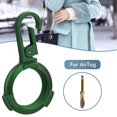 thumbnail image 1 of Metal Keychain Compatible for AirTags Bluetooth Tracker Protective Skin Cover, 1 of 10