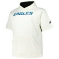 thumbnail image 2 of Men's Fanatics Jalen Hurts Cream Philadelphia Eagles Big & Tall Short Sleeve Hoodie T-Shirt, 2 of 3
