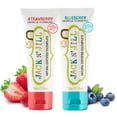 thumbnail image 1 of Pasta de dientes natural Jack N' Jill, ar&#2013265921ndano y fresa, 50 g (paquete de 2) de Jack N' Jill, 1 of 7