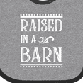 thumbnail image 4 of Inktastic RAISED in a BARN in White Boys or Girls Baby Bib, 4 of 4