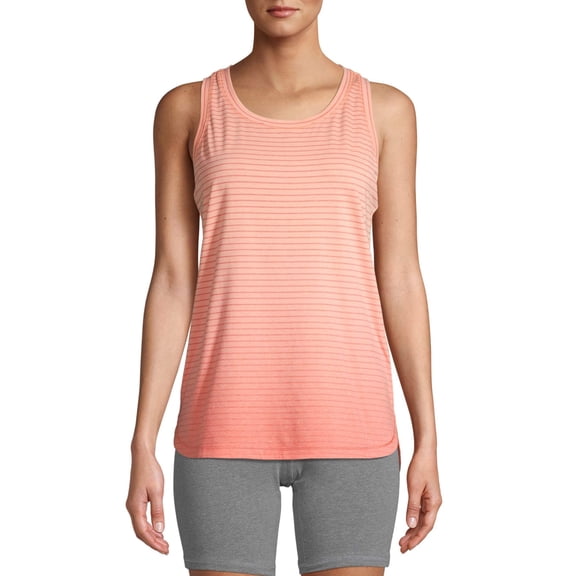 Women's Performance Active Ombre Stripe Tank Top Size S