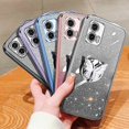 thumbnail image 2 of Butterfly Holder TPU Phone Case For Motorola Moto G73, 2 of 5