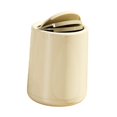 thumbnail image 2 of Basura de basura con tapa Bin de basura Cesta de basura de residuos de residuos para el hogar Bin de basura para el baño interior Cocina para el hogar Beige, 2 of 8