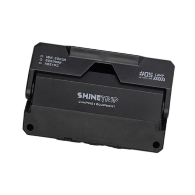Mini luces LED para exteriores, linterna de camping portátil, ángulo ajustable para Negro
