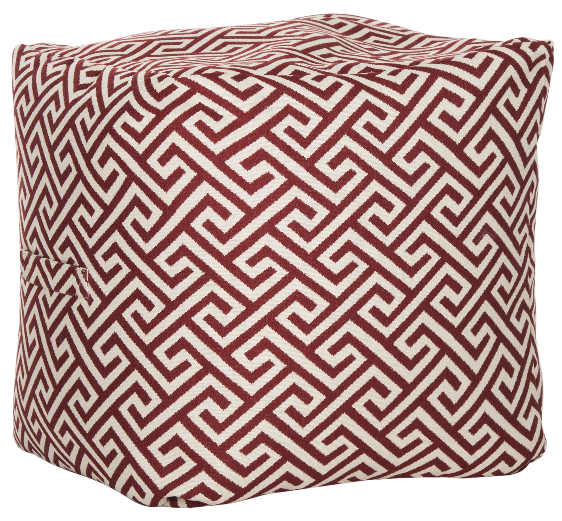 Better Homes and Gardens Greek Key Pouf