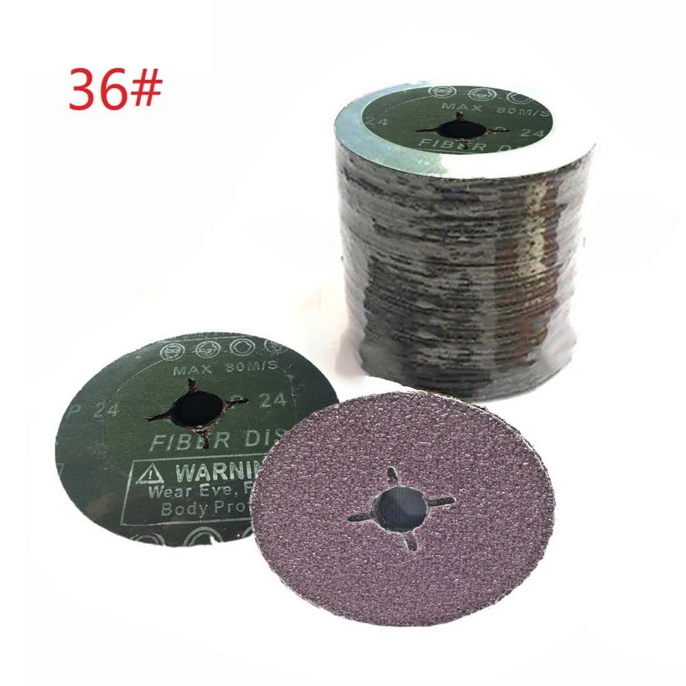 Fibre Sanding Discs For Angle Grinders 125mm 5" Sandpaper Sander Pads Sheets 