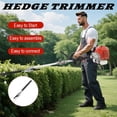 thumbnail image 5 of Floseru Backpack String Trimmer,Cordless 52CC 2 Stroke Petrol Pole Hedge Trimmer Chain Saw Brush Cutter with Guard Accessories for Garden and Yard from US Fast Arrival, 5 of 9