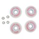 thumbnail image 2 of 2 Pares de Patines en Línea con Rodamientos LED, Ruedas de Repuesto, Accesorio de Patinaje en Línea - 76mm Sunnimix  Ruedas LED Roller Skate Wheels, 2 of 8