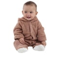 thumbnail image 6 of Simplmasygenix Baby Romper Clearance Winter Snowsuit Toddler Baby Boys Girls Color Plush Cute Bear Ears Winter Keep Warm Jumpsuit Romper, 6 of 9