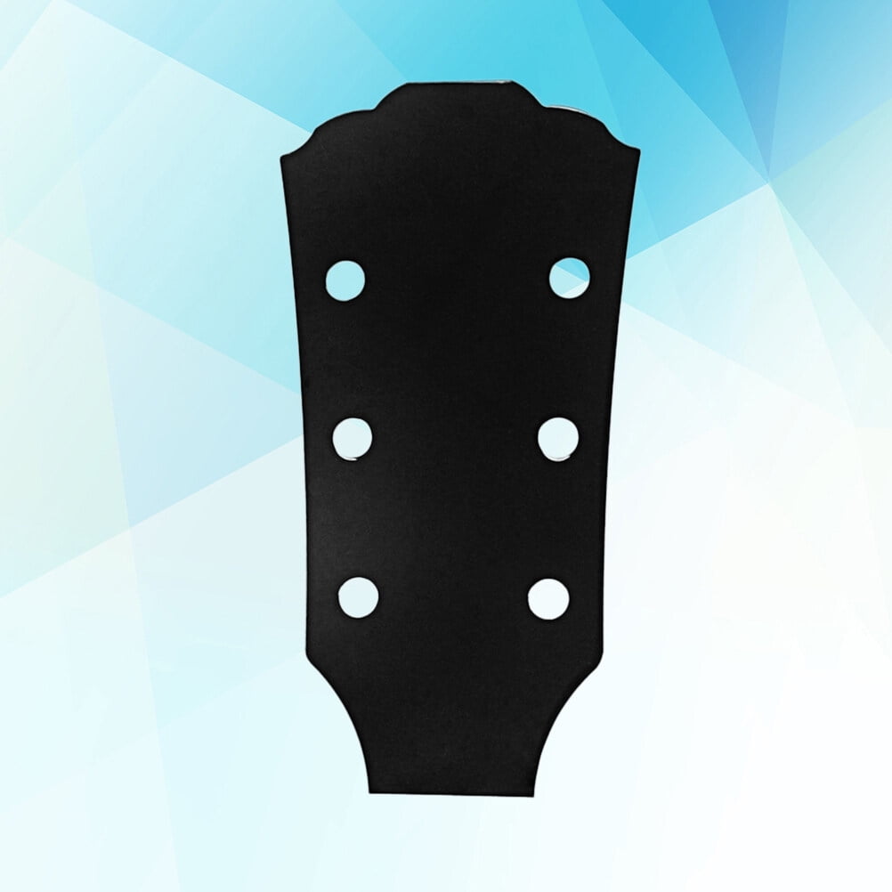 Tineasur Guitar Head Stock Electric Guitar Black Steel 1 Set